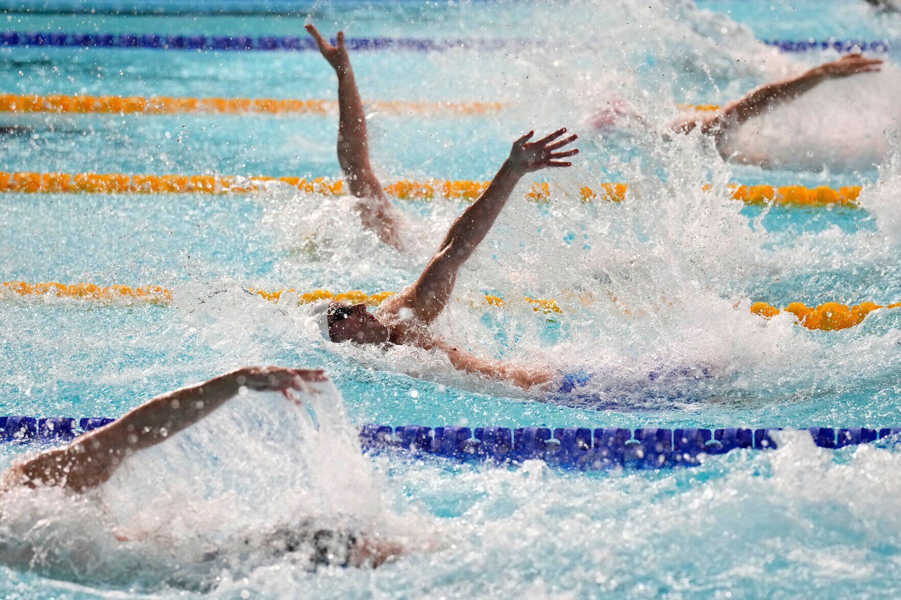 APTOPIX Britain Commonwealth Games Swimming